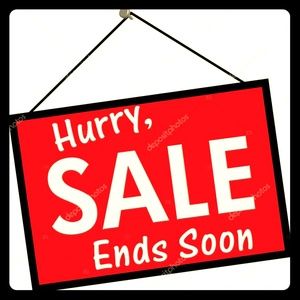 SALE ENDS SOON!!!